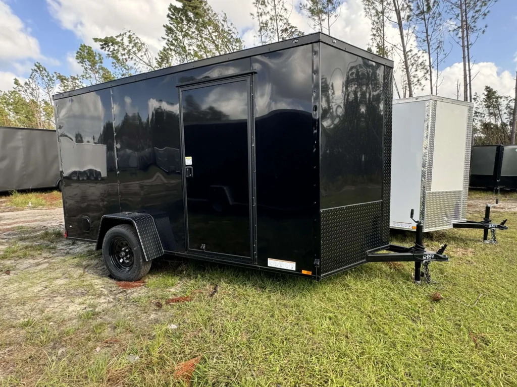 6x12SA Xtreme Cargo Black Blackout Enclosed Cargo Trailer for Sale
