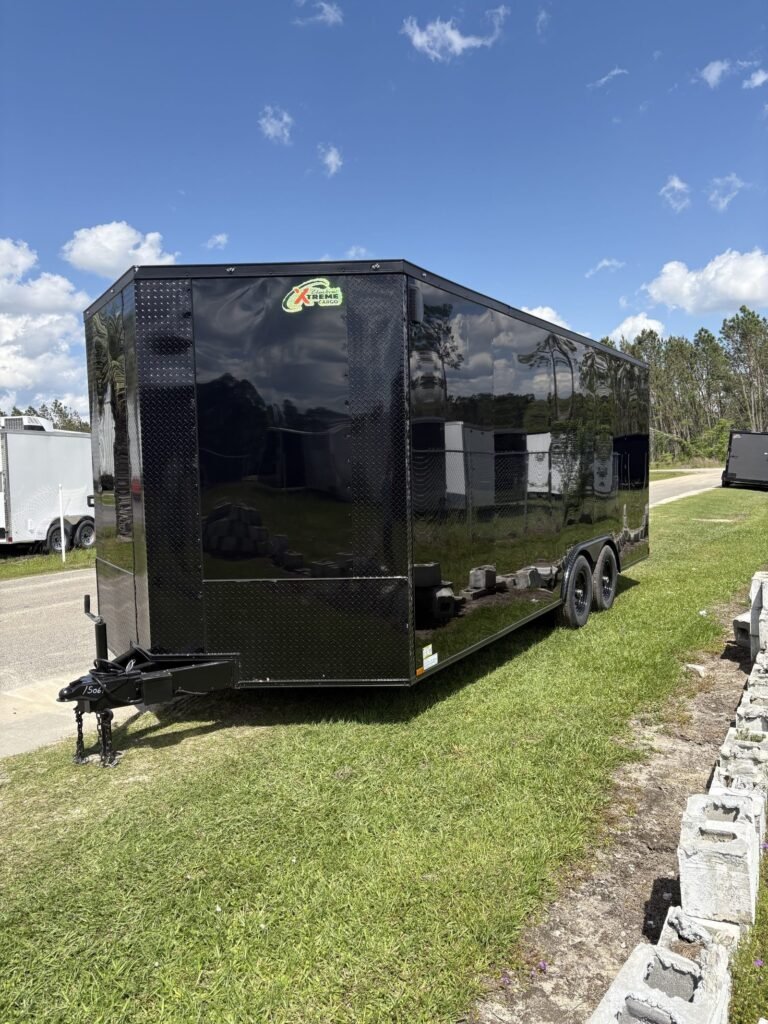 8.5x20TA Xtreme Cargo Black Blackout Enclosed Cargo Trailer for Sale