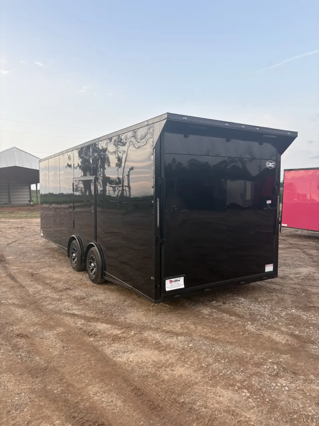 8.5x24TA Coast to Coast Black Blackout Race Trailer for Sale – product view 2