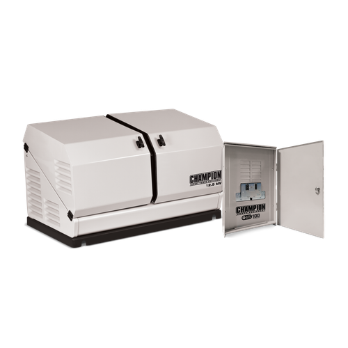 Champion 100179 12.5kW Generator with 100A 12-circuit Transfer Switch
