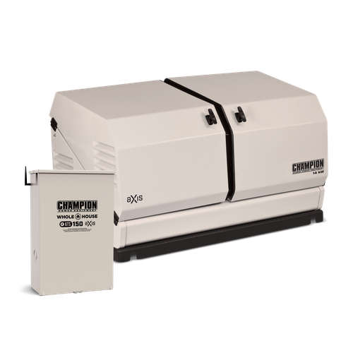 Champion 100836 14kW aXis Generator with 150A SE Transfer Switch