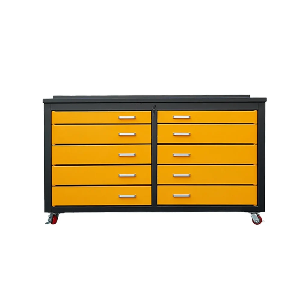 Chery Industrial 6ft Heavy Duty Mobile Workbench with 10 Drawers