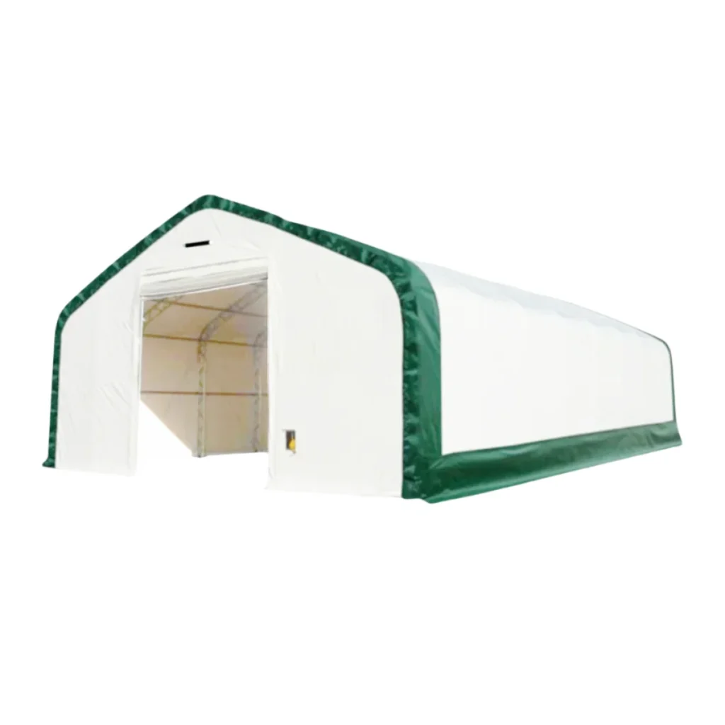Chery Industrial Double Truss Storage Shelter W20'xL33'xH16'