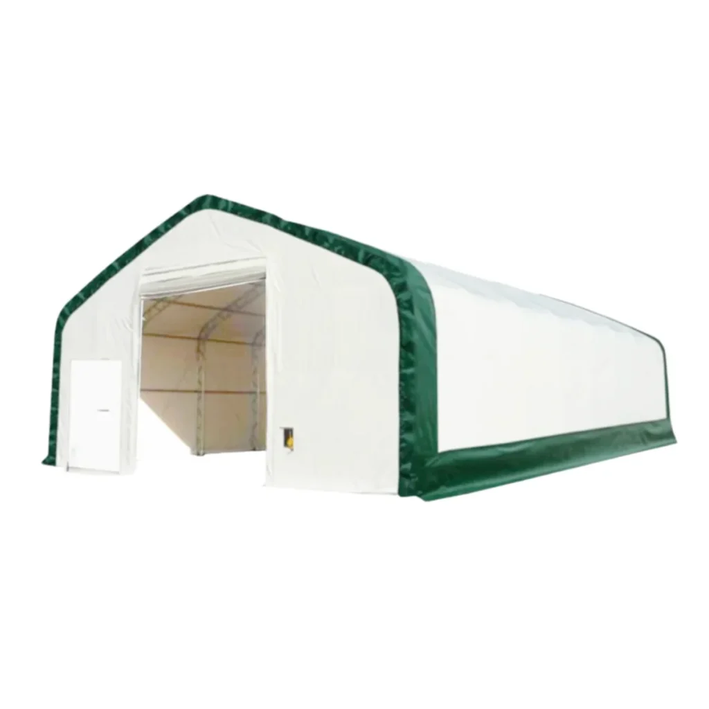 Double Truss Storage Shelter 40′ W × 80′ L × 23′ H