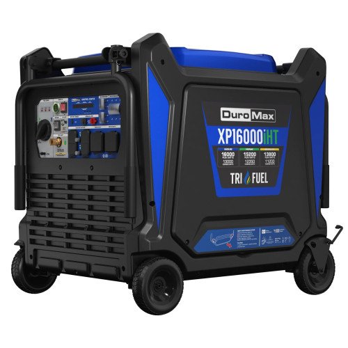 DuroMax XP16000iHT 13000W Tri-Fuel Portable Inverter Generator w/CO Alert