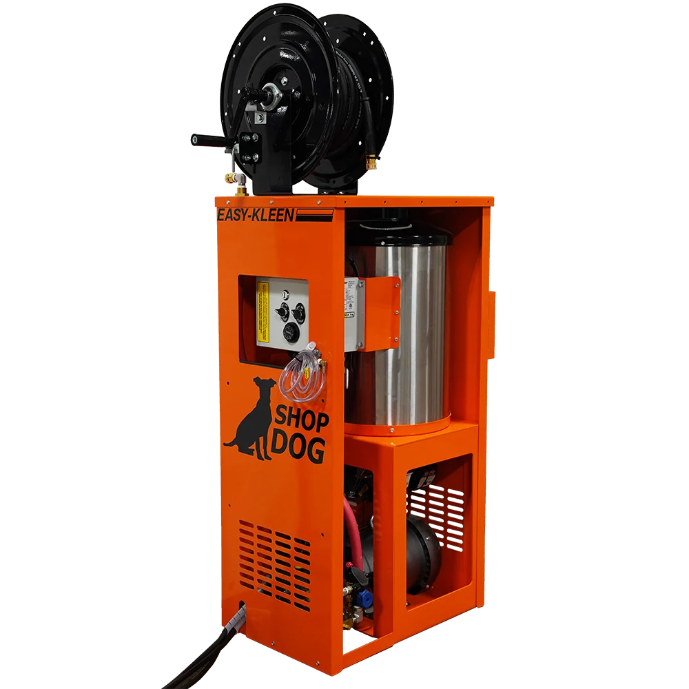 Easy Kleen 2,400 PSI 3.5 GPM 5 HP 220V General Pump Oil Fired Hot Water Electric Pressure Washer EZO2435E-GP