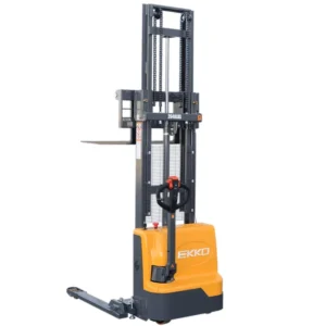 Ekko 3,000 lb Electric Straddle Stacker – 145" Max Lift Height | EB12EA