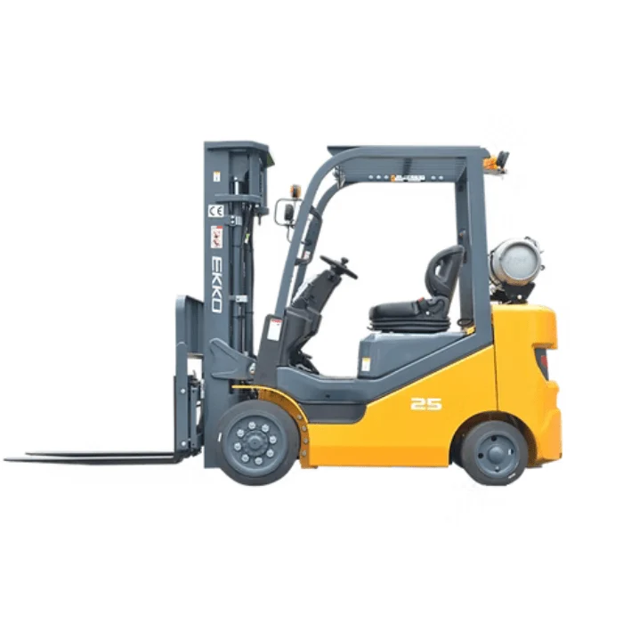 Ekko 5,000 lb LPG Forklift – Cushion or Pattern Tires | EK25CLP / EK25SLP