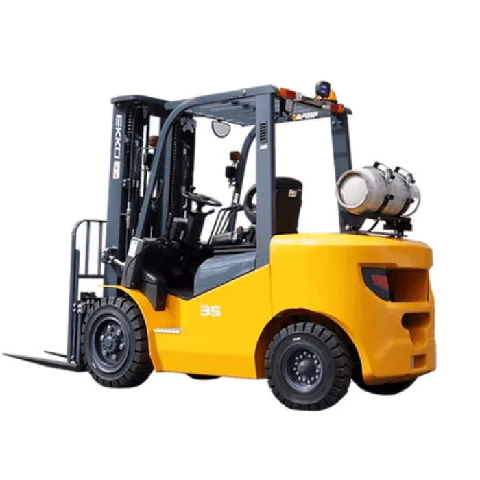 Ekko Lifts 7,000 lb LPG Pneumatic Forklift – 189" Max Lift Height | EK35LP