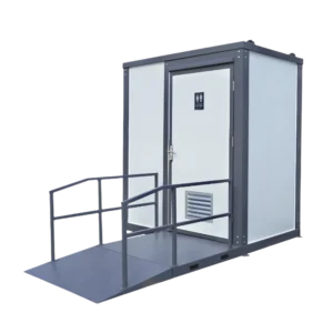 Handicap-Accessible Portable Restroom for Disabled