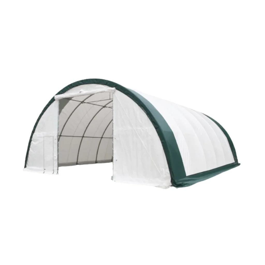 Single Truss Arch Storage Shelter W40'xL80'xH20'