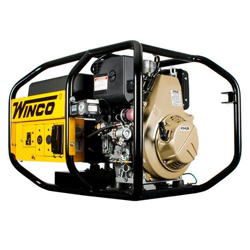WINCO W6010KE-17/A 5000W 3ph-120/240V Electric Start Portable Diesel Generator