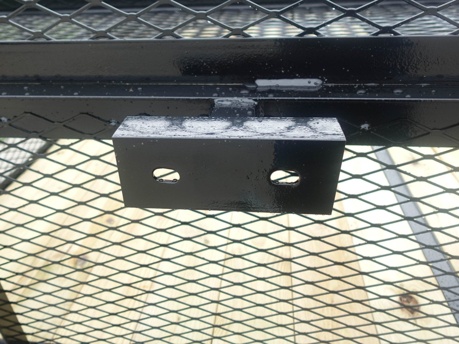 6.4x16 Dovetail Utility Trailer with Front Basket 2ft Mesh (2) 3500lb Axles - Image 6