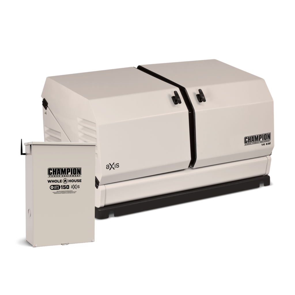 Champion Power Equipment Champion 100836 14kW aXis Generator with 150A SE Transfer Switch