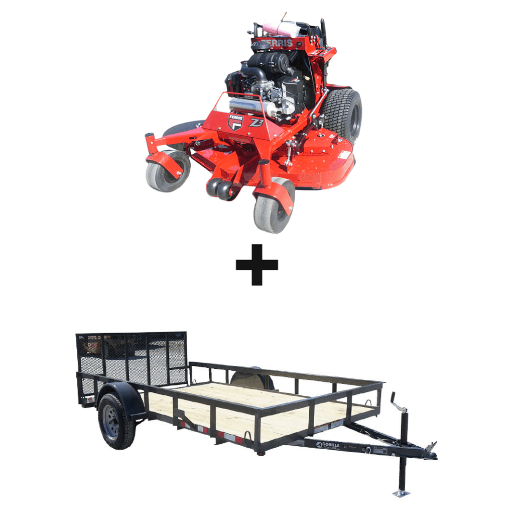 Ferris 5902164 SRSZ2 52" Stand On Mower Utility Trailer Package (Instant Rebate Included)